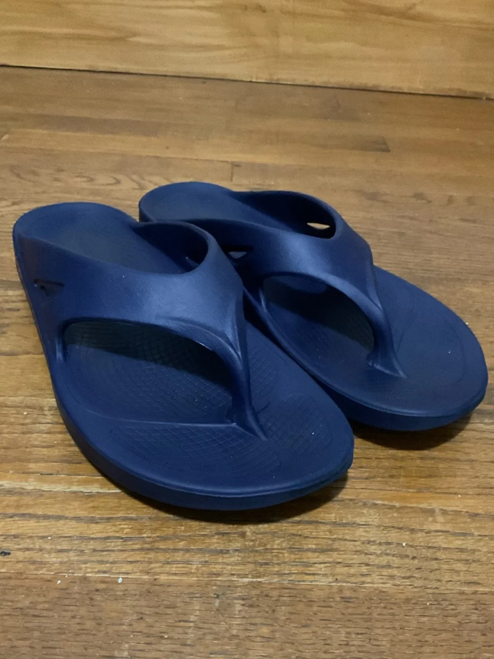 Oofos Blue Recovery Thong Sandals/Flip Flops. In Very Good Condition. Men’s 13. - Picture 3 of 9